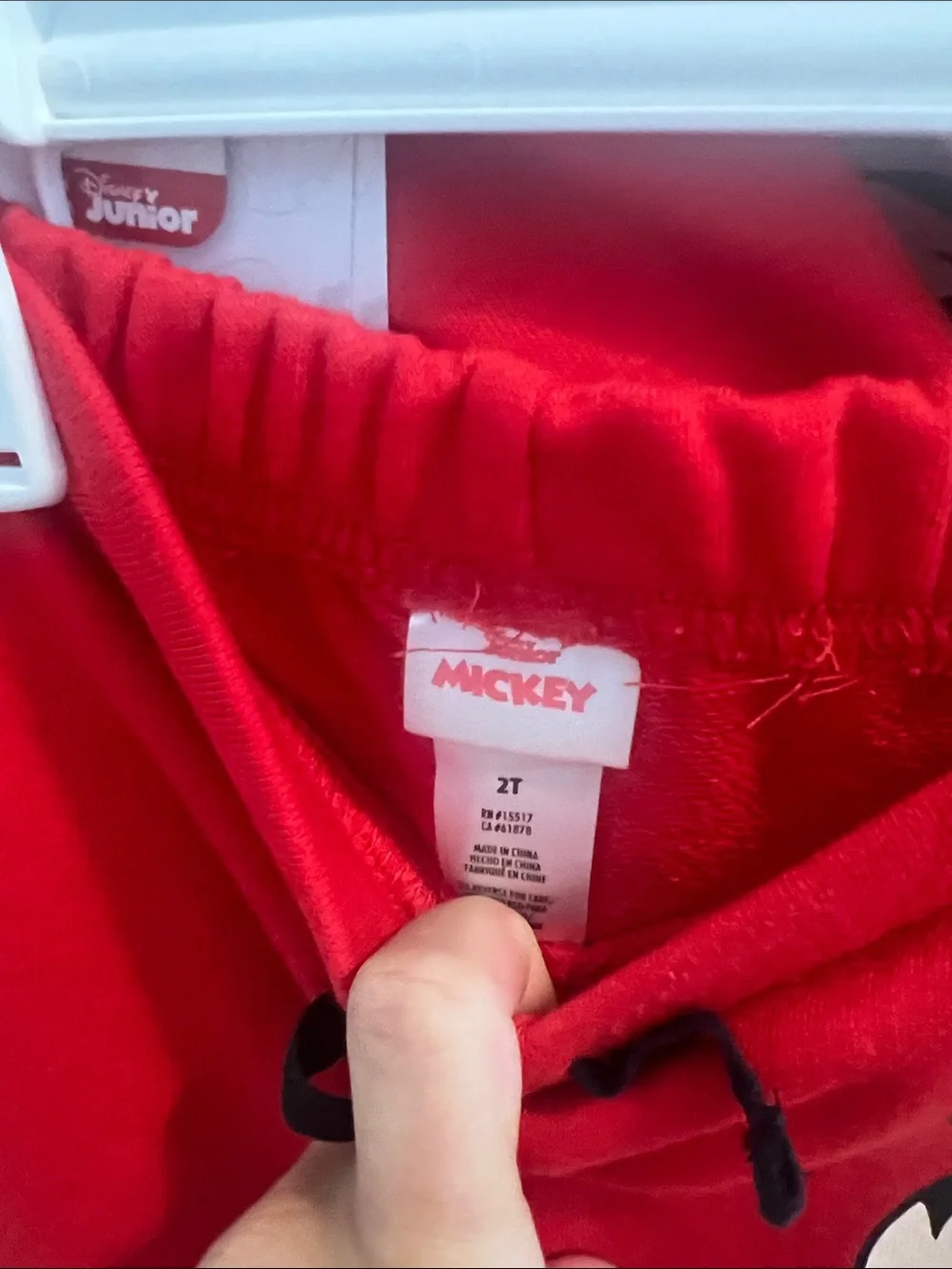 Disney Mickey Red Kids Hoodie Set